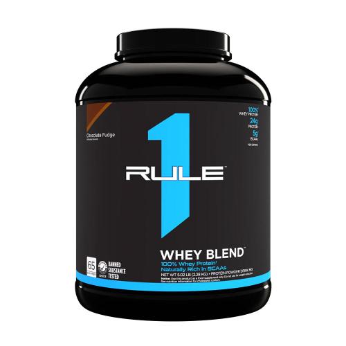 Rule1 Whey Blend  (2280 g, Chocolate Fudge)