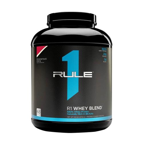 Rule1 Whey Blend  (2176 g, Strawberries and Cream)