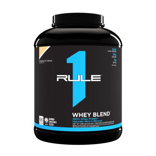 Rule1 Whey Blend  (2240 g, Cookies & Cream)