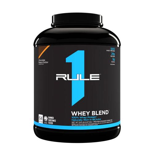 Rule1 Whey Blend  (2270 g, Chocolate Peanut Butter)