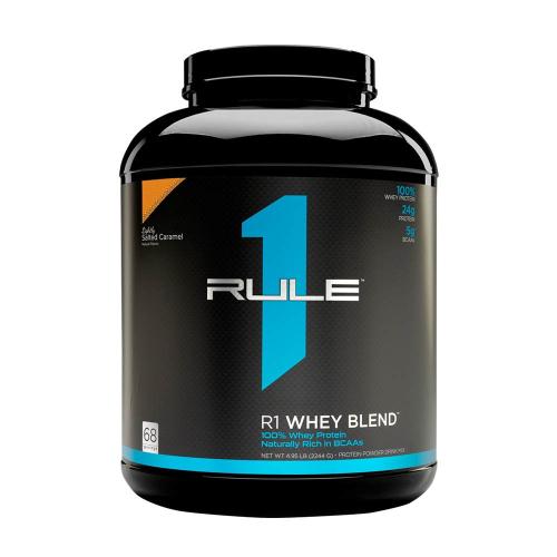 Rule1 Whey Blend  (2244 g, Lightly Salted Caramel)