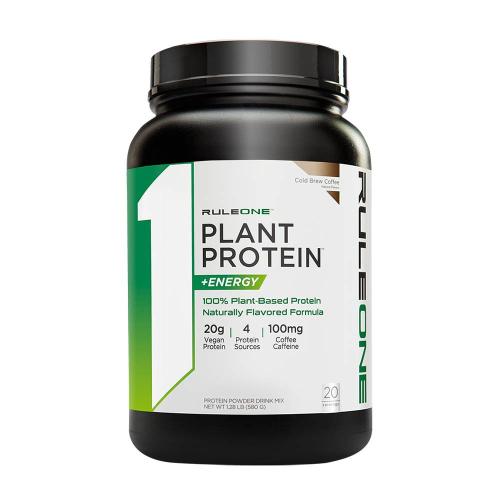 Rule1 Plant Protein + Energy  (580 g, Cold Brew Coffee)