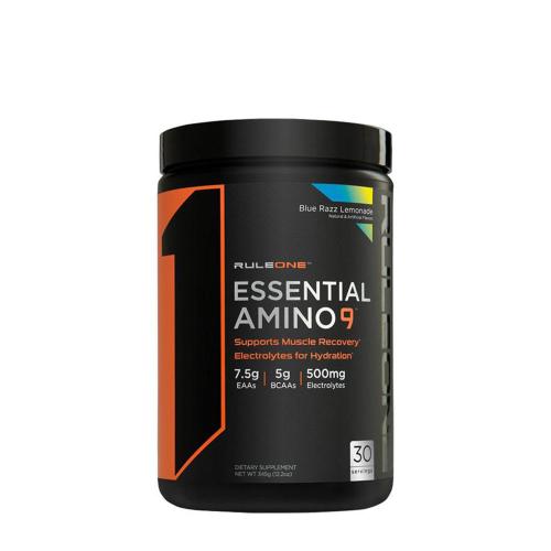 Rule1 Essential Amino 9  (345 g, Blue Razz Lemonade)