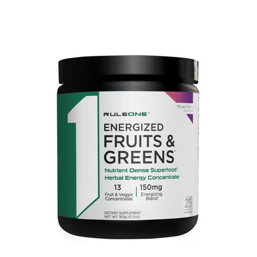 Rule1 Energized Fruits & Greens  (163 g, Mixed Berry)