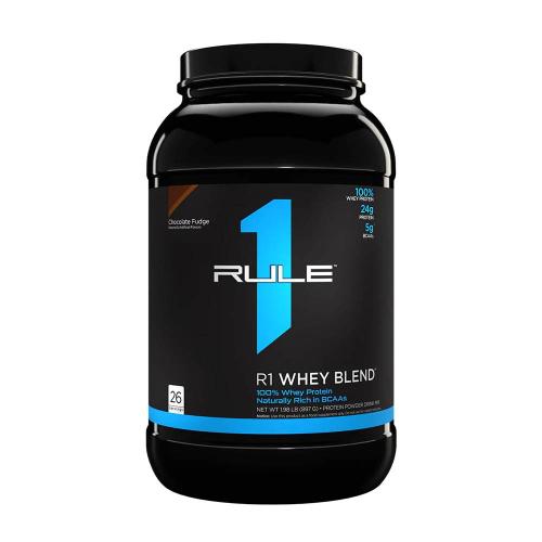 Rule1 Whey Blend  (897 g, Chocolate Fudge)