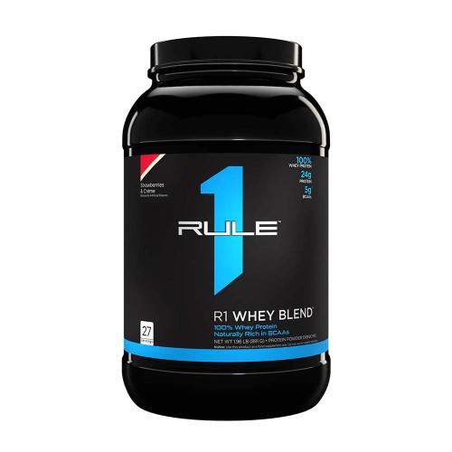 Rule1 Whey Blend  (891 g, Strawberries and Cream)