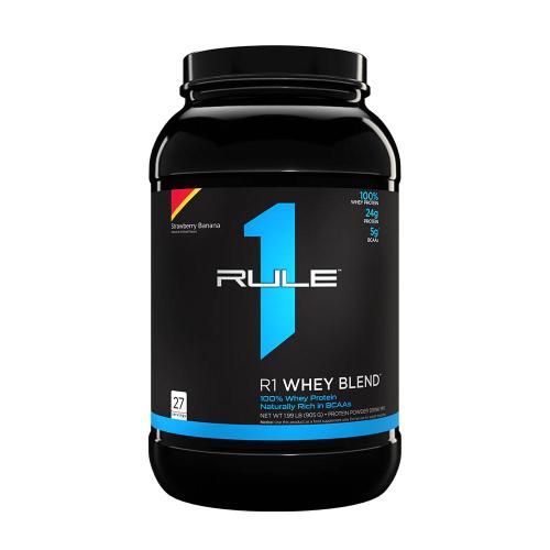 Rule1 Whey Blend  (905 g, Strawberry Banana)