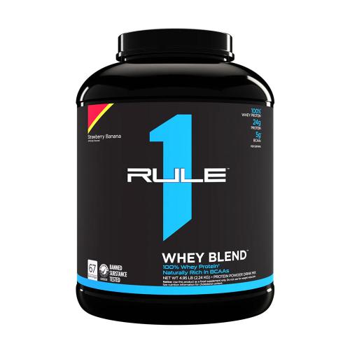 Rule1 Whey Blend  (2240 g, Strawberry Banana)