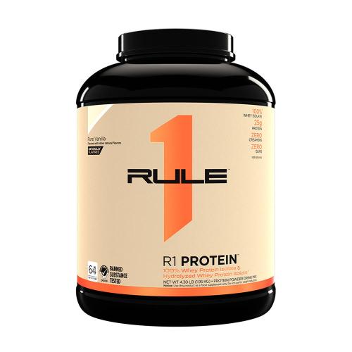 Rule1 Protein Naturally Flavored (64 Serving, Pure Vanilla)