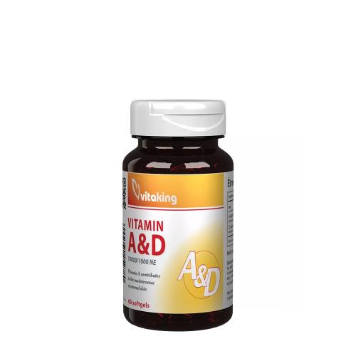 Vitaking Vitamin A&D 10,000/1,000 IU (60 Softgels)