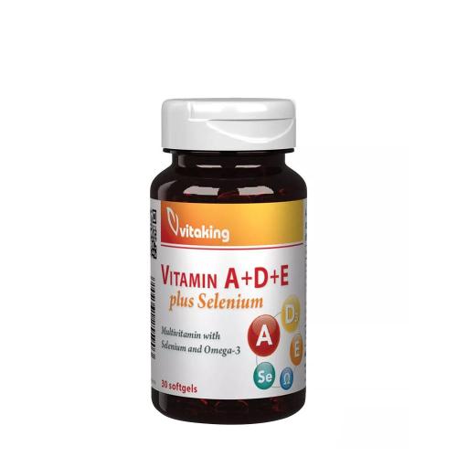 Vitaking Vitamin A+D+E plus Selenium (30 Softgels)