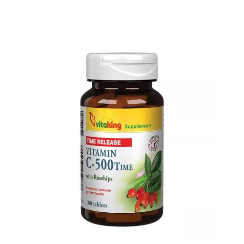 Vitaking Vitamin C-500 Time Release with Rosehips (100 Tablets)
