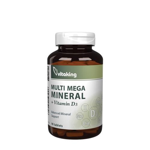 Vitaking Multi Mega Mineral + D3 (90 Tablets)