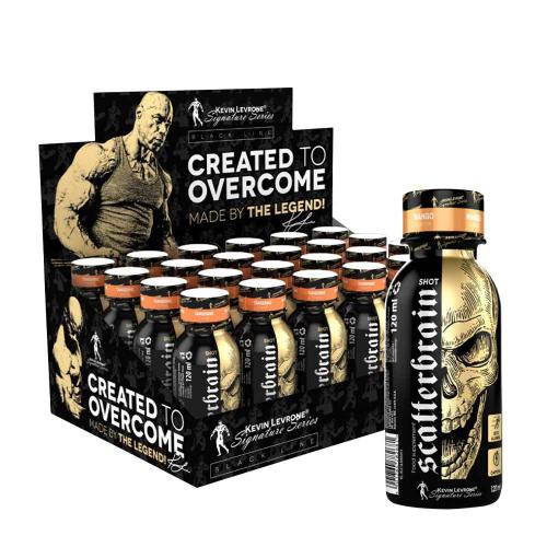 Kevin Levrone Scatterbrain Shot Box (24 x 120 ml, Orange Cherry)