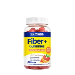 Enzymedica Fiber+ Gummies (90 Gummies, Blood Orange)
