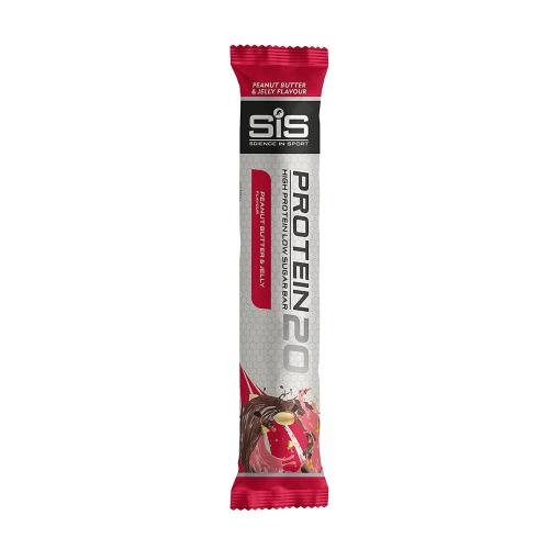 Science in Sport Protein20 Bar (64 g, Peanut Butter & Jelly)