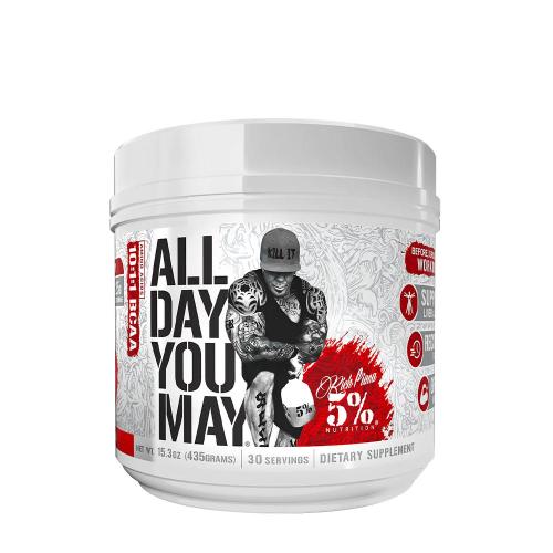 5% Nutrition All Day You May Bcaa Recovery Drink: Legendary Series - Aminosav Komplex (435 g, Fruit Punch)