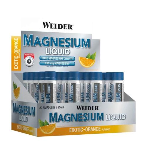 Weider Magnesium Liquid (20 x 25ml, Exotic-Orange)