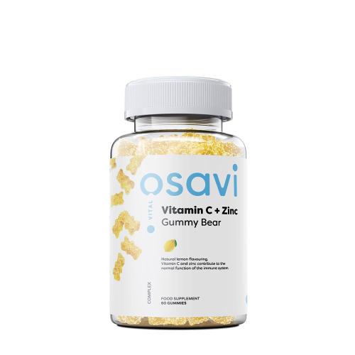 Osavi Vitamin C + Zinc, Gummy Bear (60 Gummies, Lemon)