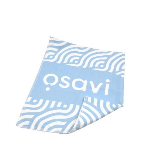 Osavi Towel - 49x30 cm - blue-white (1 pc)
