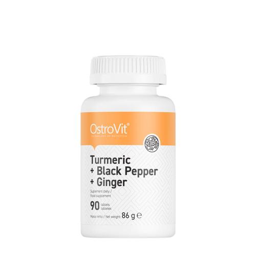 OstroVit Turmeric + Black Pepper + Ginger (90 Tablets)