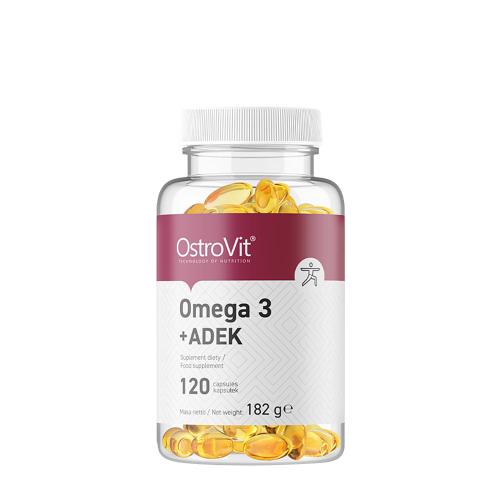 OstroVit Omega 3 + ADEK (120 Capsules)