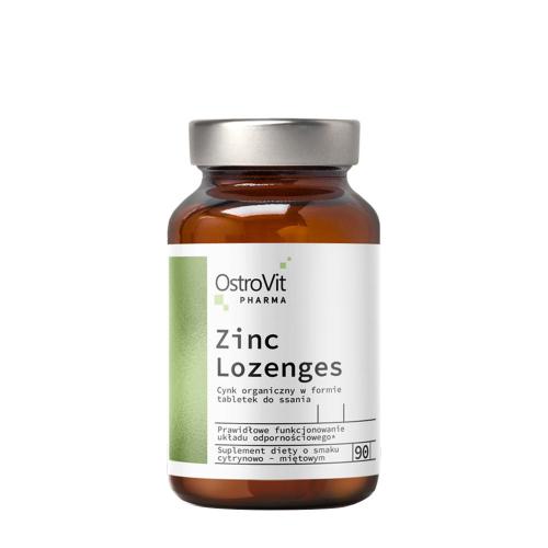 OstroVit Pharma Zinc Lozenges - Lemon Mint (90 Tablets)