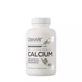 OstroVit Vitamin D3 + K2 + Calcium (90 Tablets)