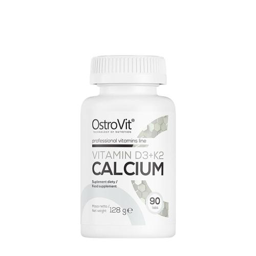 OstroVit Vitamin D3 + K2 + Calcium (90 Tablets)