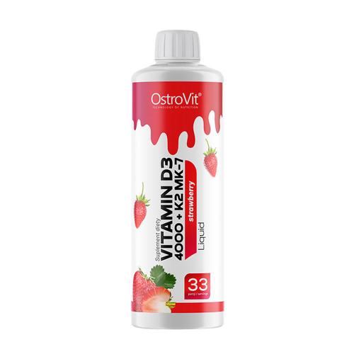 OstroVit Vitamin D3 4000 IU + K2 MK-7 liquid (500 ml, Strawberry)