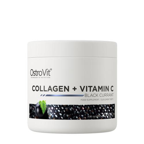 OstroVit Collagen + Vitamin C (200 g, Blackcurrant)