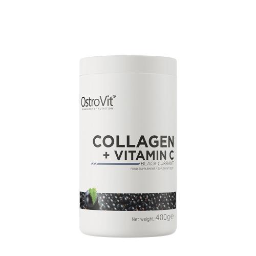 OstroVit Collagen + Vitamin C (400 g, Blackcurrant)