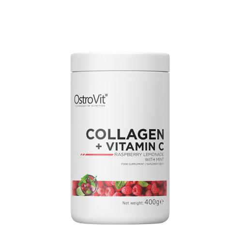 OstroVit Collagen + Vitamin C (400 g, Raspberry Lemonade with Mint)