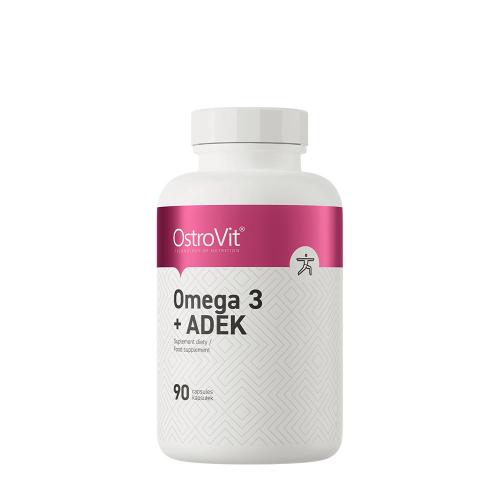 OstroVit Omega 3 + ADEK  (90 Capsules)