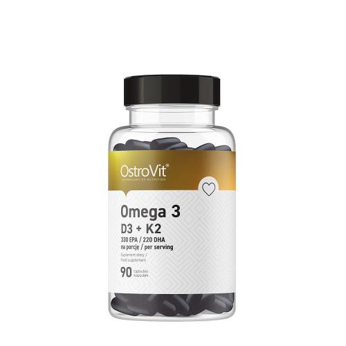 OstroVit Omega 3 D3 + K2 (90 Capsules)