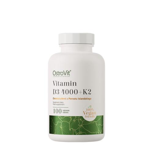 OstroVit D3 4000 IU + K2 VEGE (100 Tablets)