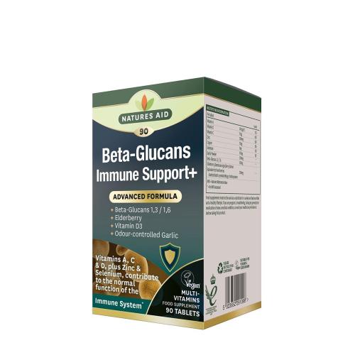 Natures Aid Beta-Glucans Immune Support+ (90 Tablets)