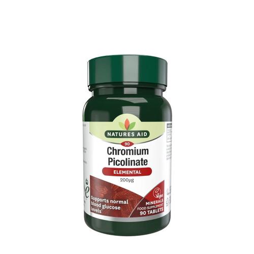 Natures Aid Chromium Picolinate 200 mcg (90 Tablets)