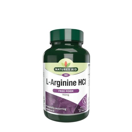 Natures Aid L-Arginine HCl (90 Tablets)