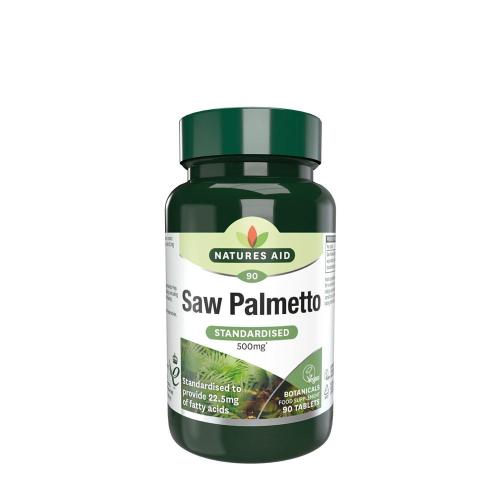 Natures Aid Saw Palmetto Standardised 500 mg (90 Tablets)