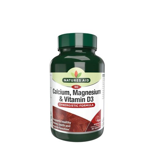 Natures Aid Calcium, Magnesium + Vitamin D3 (90 Tablets)