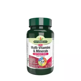   Natures Aid Multi-Vitamins & Minerals (without Iron) (60 Tablets)