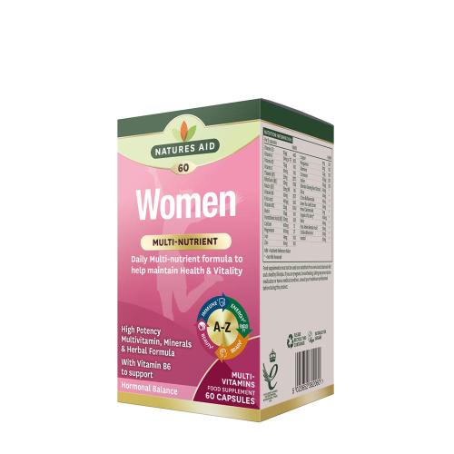 Natures Aid Women's Multi-Vitamins & Minerals (60 Capsules)