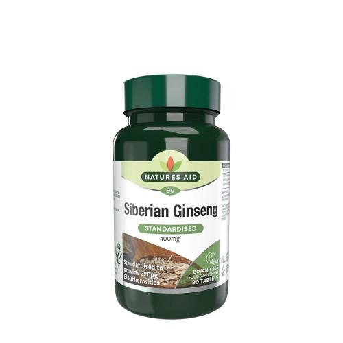Natures Aid Siberian Ginseng Standardised 400 mg (90 Tablets)