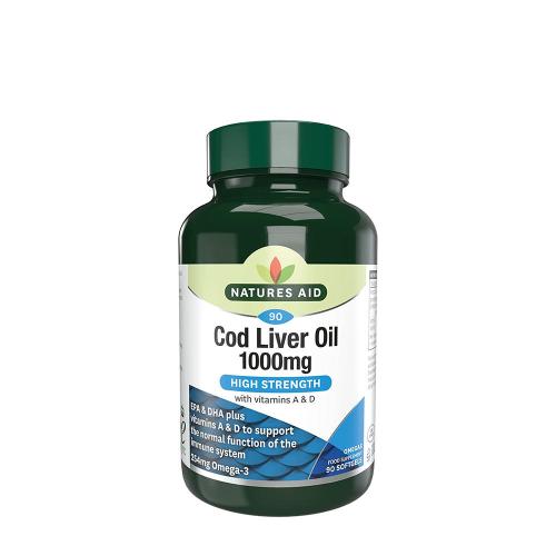 Natures Aid Cod Liver Oil 1000 mg (90 Softgels)