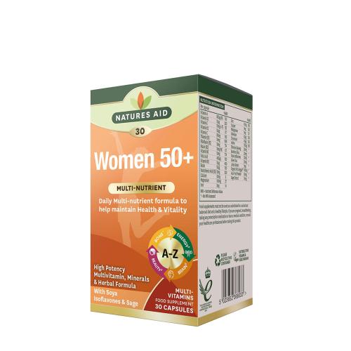 Natures Aid Women's 50+ Multi-Vitamins & Minerals (30 Capsules)