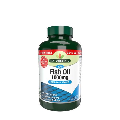 Natures Aid Fish Oil 1000mg (120 Softgels)