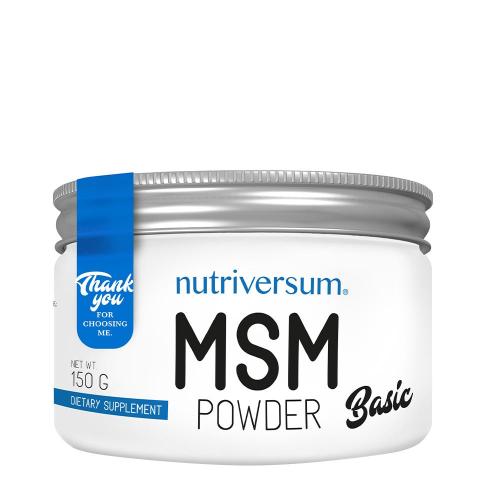 Nutriversum MSM Powder - BASIC (150 g, Unflavored)