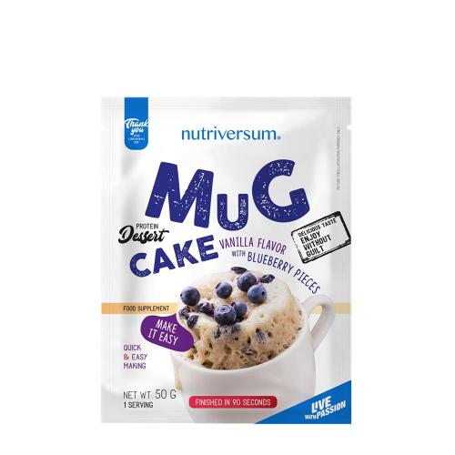 Nutriversum Mug Cake - DESSERT (50 g, Vanilla Blueberry)