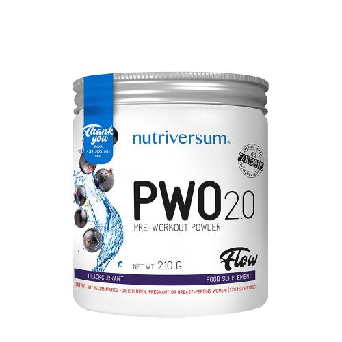 Nutriversum PWO 2.0 - FLOW (210 g, Blackcurrant)